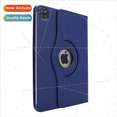 适用2021适用Apple iPadPro Tablet Case Pro11 Rotating Lychee