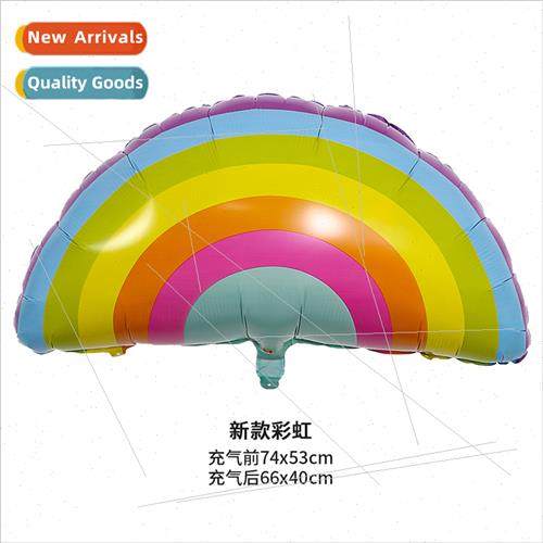 New rainbow balloon baby anniversary 100 days birthday party