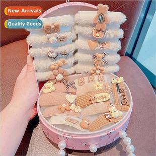 children hair accessories set gift box ltle girl princess ha