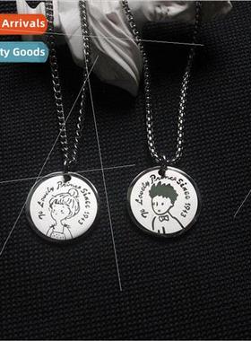 ttle Prince necklace female 2023 new male tide ins hip-hop f