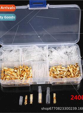 240PCS Bullet Block Sheathed 4.0mm Terminal Blocks Gold Inse