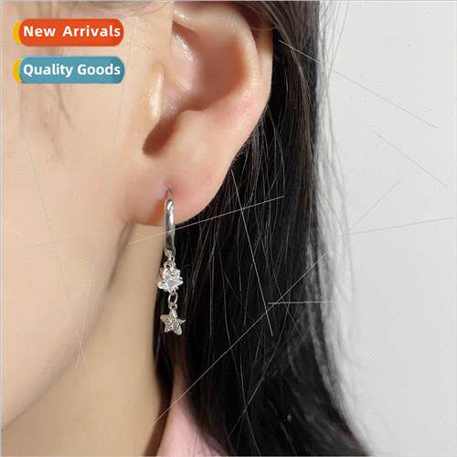 Double Diamond Star Tassel Earrings Meteor Earrings Female F