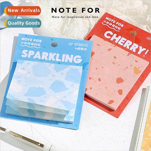 Colorful gravel stickers Korea ins simple student memo teara