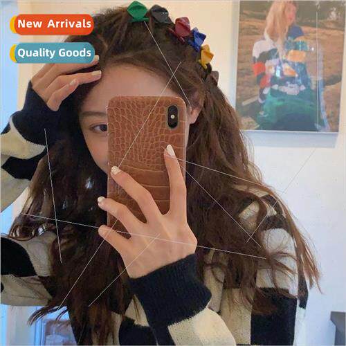 Rabb ear grab clip candy color bangs clip ehead broken hair