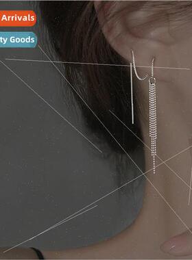 fairy long tassel earrings female flash full star earrings s