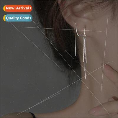 fairy long tassel earrings female flash full star earrings s