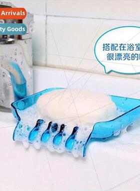 Dazzle color suction cup drainage soap box candy color water