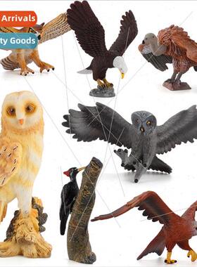 Owl woodpecker vulture flying birds animal ornaments childre