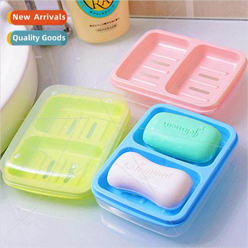 bathroom double-b dual-body soap box creative travel double
