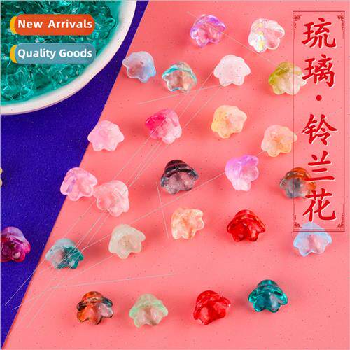 bell orchid flower beads ancient Chinese dress men women cou