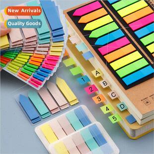 PET fluorescent sticky notes N times stickers students creat