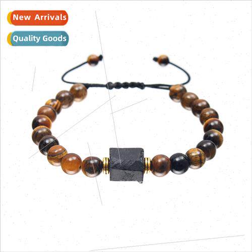 Europe new natural stone yellow tiger eye whe pine beads tou