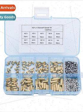 320PCS Secury Screws ngle Head Copper Stud Knurled Isolating
