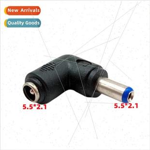 DC Adaptor 5.5*2.1 Female to 5.5*2.1 Male 90 Degree Elbow Co