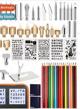 Temperature-regulated soldering iron wood burning 76pcs set