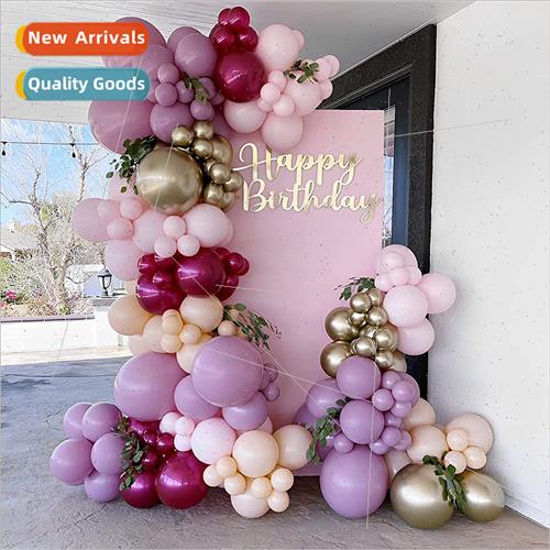 Vintage Purple Balloon Chain Wedding Wedding Room Decoration
