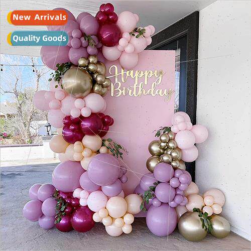 Vintage Purple Balloon Chain Wedding Wedding Room Decoration