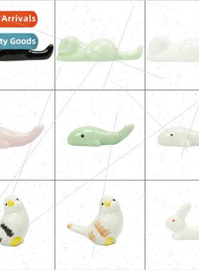 Multifunctional ceramic pen mountain whale shelves brush cal