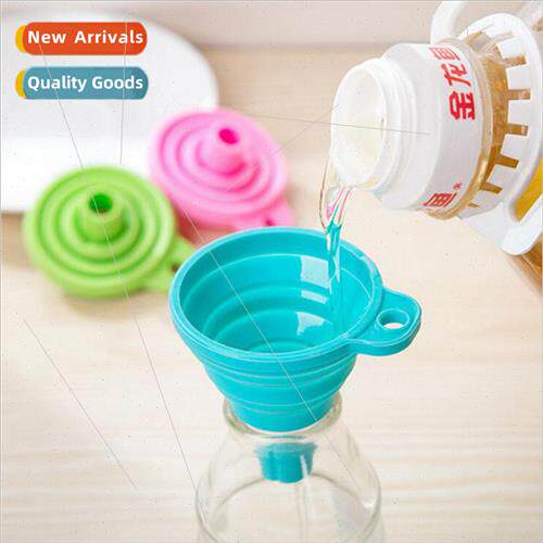 licone Folding Funnel Folding Retractable Long Neck Funnel q