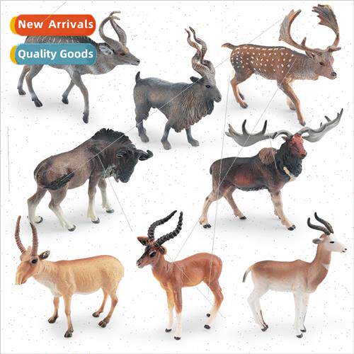 Wild animal model horned horse antelope male fallow deer mou