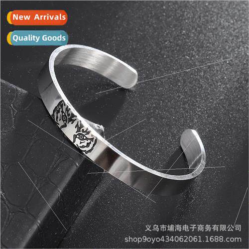 Europe retro couple tanium steel does not lose color men tig