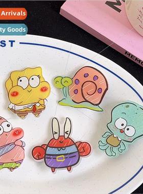 Cute SpongeBob SquarePants duckbill clip sweet girl hair cli