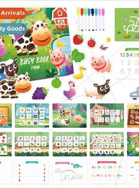 Farm theme busy bookbusy bookchildren preschool learning toy