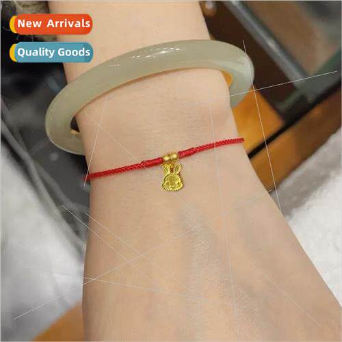 Bunny bracelet female zodiac rabb braided bracelet to send g