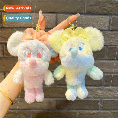 Creative cute mouse doll plush toys schoolbag pendant cartoo