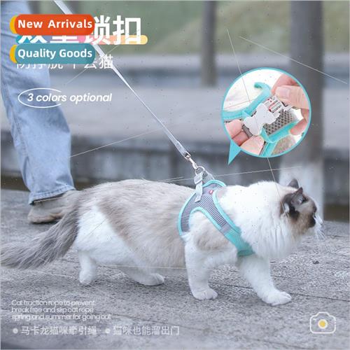 Pet Out Chest Carrier Mesh Breathable Reflective Vest Leash