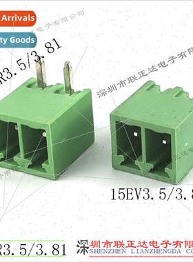 3.81mm Green Pair Terminal 3.5 3.81mm Bent Pins  Green Conne