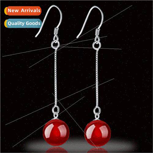 s925 silver earrings ear hooks female Korea fashion tassel o