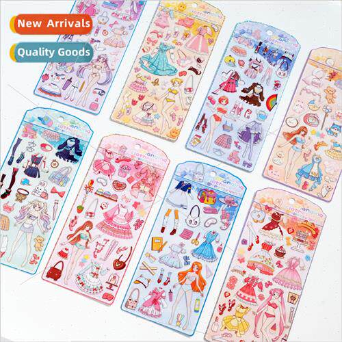 girls dress up stickers vivi drag party decorations waterpro