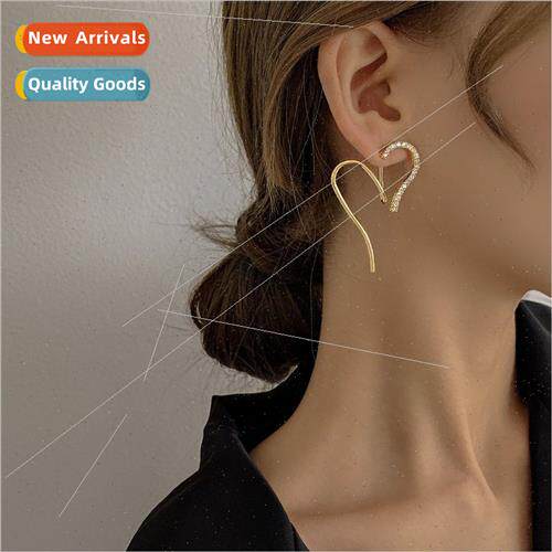 s925 Korealove earrings female 2023 new cool tide niche earr