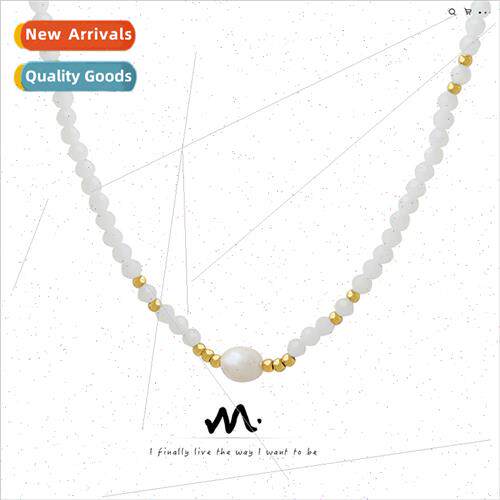 jewelry crystal glass stone beaded necklace French tanium st