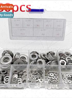 380pcs boxed 304 flat washer gasket seal k M2M2.5M3M4M5M6M8M