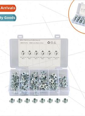 zinc plated Inch 5 16 four-jawed studs Four-pronged nuts Fou