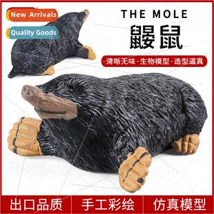 solid animal toy model mole ground crawler cryptorchid diggi