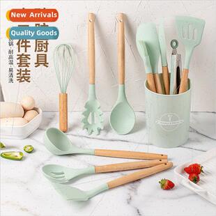 Kchenware 12pcs Non Wooden Spatula licone Stick Kchen Handle