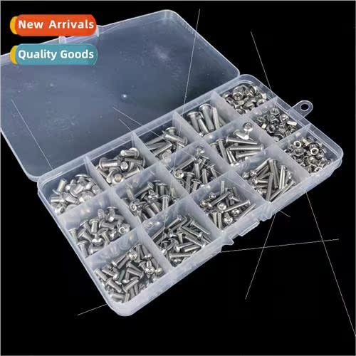 500pcs304 round head pan head hexagon socket screws wh nuts