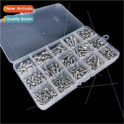 500pcs304 round head pan head hexagon socket screws wh nuts
