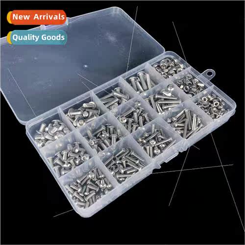 500pcs304 round head pan head hexagon socket screws wh nuts