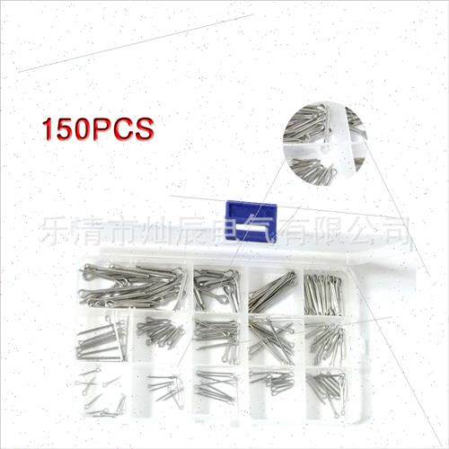 150pcs cotter pins hairpin pins Stainless pins spring pins p