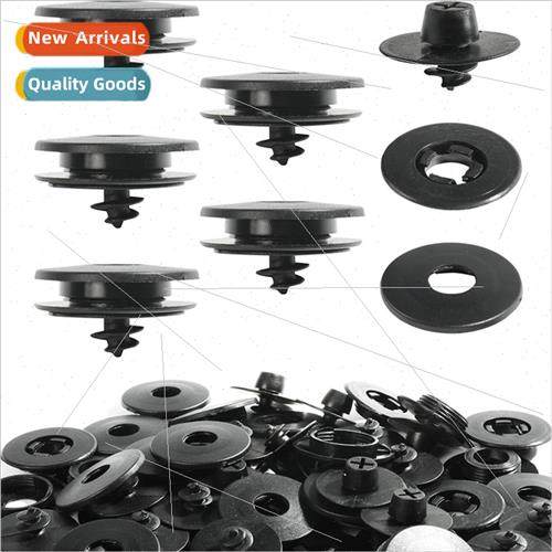 Automobile foot mat fixing clips all-around double-layer foo