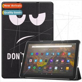 适用2021 Fire10 Tablet Case Tri-fold Colorful HD10 Plus Case