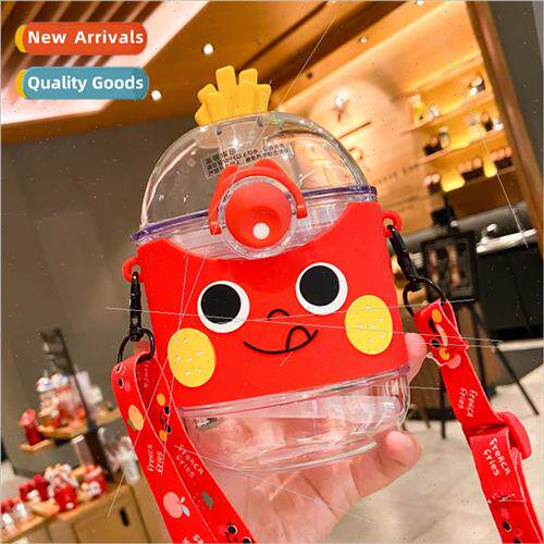Children water cup summer girls school special wh straw cup