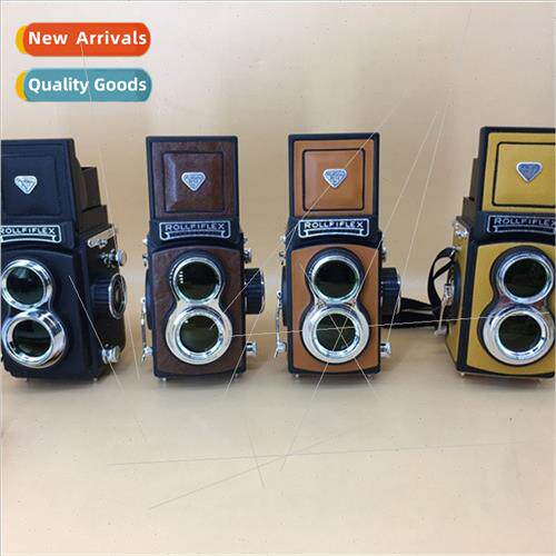 Dual-lens reflex camera model/vintage camera props ornaments