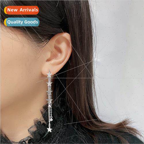 Meteor shower long ear chain female ear wire Korea elegant t