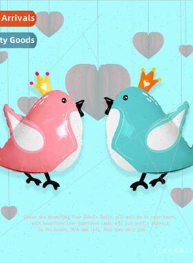 Love birds aluminum film balloon wedding room confession bir