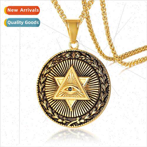New Alloy God Eye Gold Men Europe Pendant Round Pendant